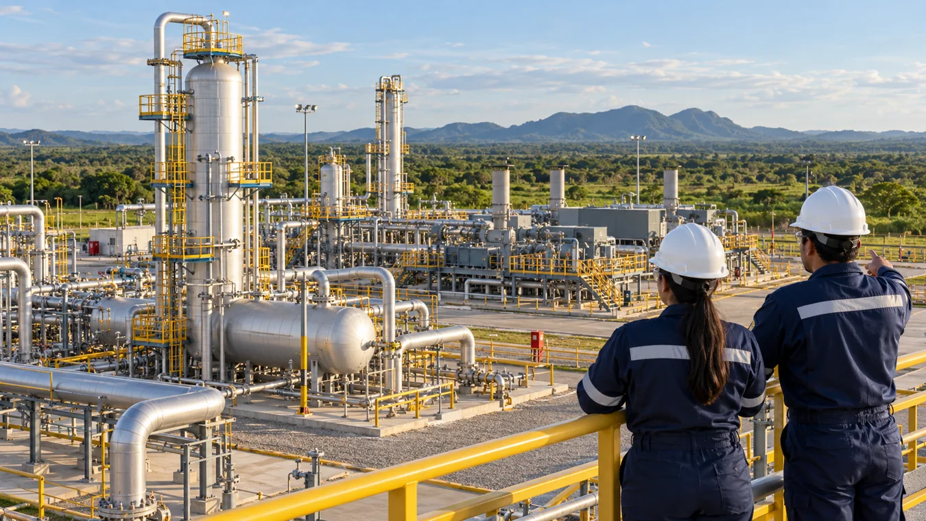 Instalación industrial de procesos energéticos